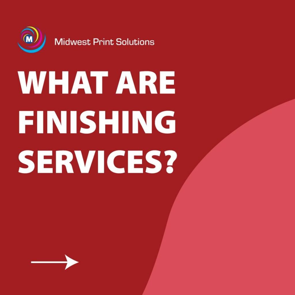 Title slide of a Finishing Services Carousel for Midwest Computer Solutions, linking to the external post.
