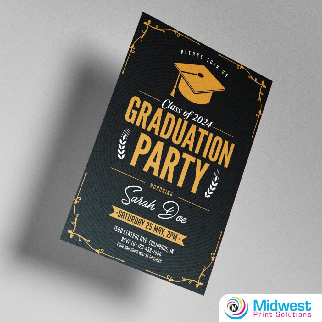 Image of a graduation card static social media post for Midwest Computer Solutions, linking to the external post.